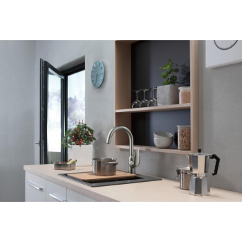 Смеситель для кухни hansgrohe Focus M42, 220 1jet 71802800 сталь