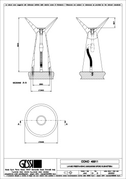 Раковина напольная Gessi 45911.521 Cristalplant Matt White