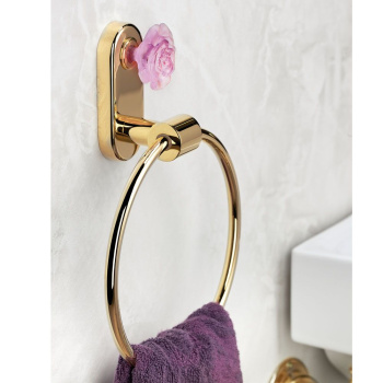Полотенцедержатель THG Rose U5J-F01-504N полированное золото