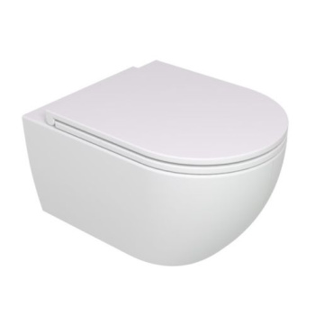 Подвесной унитаз GSG Ceramic Design Like LKWCSO000+LKCOPRSLTICRCN000+ACS40 белый глянцевый