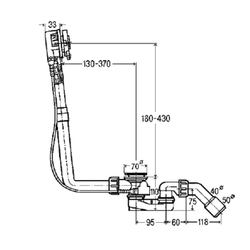 Слив-перелив Bette Multiplex B606-000