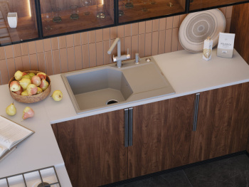 Мойка кухонная Omoikiri Yonaka 78 leningrad grey 4993706