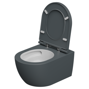 Чаша подвесного унитаза GSG Ceramic Design Like White/Ebano Matt LKWCSOECBI000/028