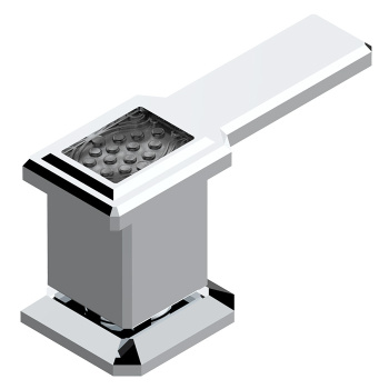 Вентиль смесителя для раковины THG Metropolis Cristal Clair A Manettes A2B-A02-35/C хром