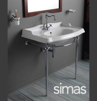 Консоль под раковину Simas Arcade ARCG2cr 84x85,5 бронза