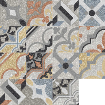 Керамогранит M1LJ D_Segni Scaglie Mix 20x20