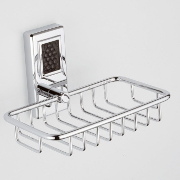 Мыльница-корзина металлическая THG Metropolis Cristal Noir A2L-A02-620 хром