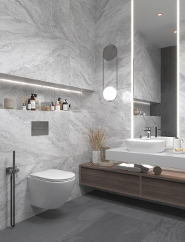 Керамогранит Staro LunaRossa Imperial Grey 60x120 Carving Satin м2