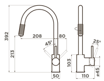 Смеситель для кухни Omoikiri Tamura Bn 4994334