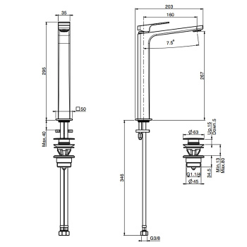 Смеситель для раковины Fima Carlo Frattini Fit F3381/HCR.1.ES хром