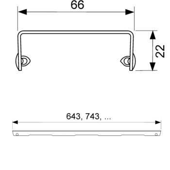 Декоративная решетка Tece Tecedrainline 90 600940 сталь