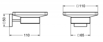 Мыльница Jorger Empire Royal Crystal 627.00.007.000 chrome