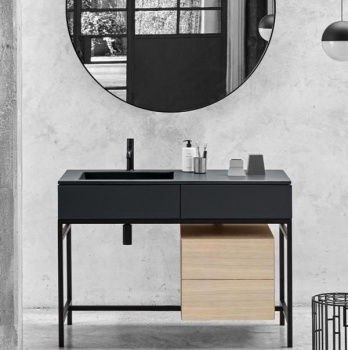 Раковина встраиваемая Cielo Milano MILA BA 120 см черный