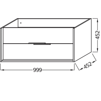 Тумба под раковину Jacob Delafon Vivienne EB1668-J5-J5 белая