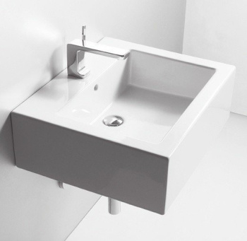 Раковина подвесная/накладная Simas Frozen FZ 10 bia/1 hole 60 см белый