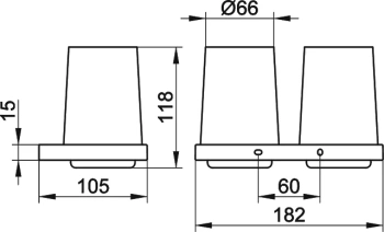 Стакан Keuco Edition 11 11151039000 бронза