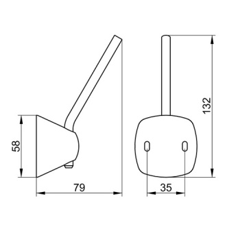 Держатель запасных рулонов Keuco City.2 2763010000