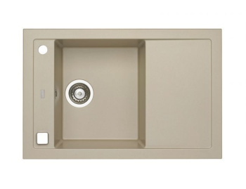 Мойка ALVEUS FORMIC 30 GRANITAL+ PEBBLE-G02M 760X500 1X с сифоном 1127749,