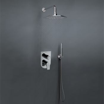 Смеситель для душа Ramonsoler Urban Chic встраиваемый с тропическим и ручным душем K2115021