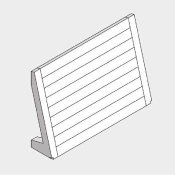 Спинка/подголовник из хемлок Effegibi Bodylove S, AS 30 00 0029