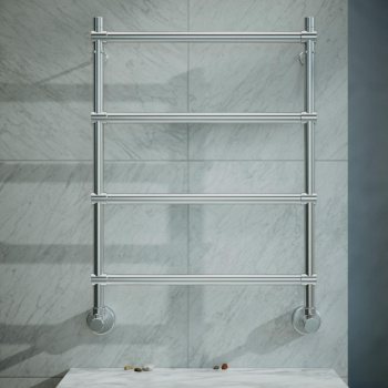 Полотенцесушитель водяной Margaroli Sole 4424704(26)SC 72x54 хром