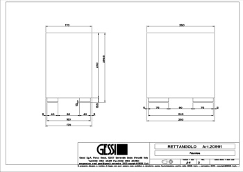 Корзина для мусора Gessi Rettangolo 20991.149 Finox Brushed Nickel