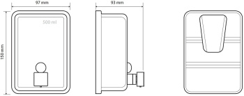 Дозатор Bemeta Hotel Line 105109020