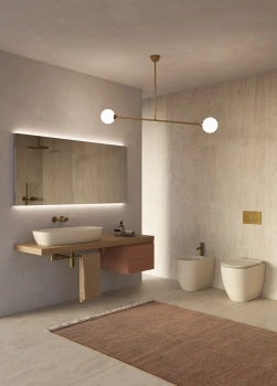 Раковина 80×40 h14 Catalano Alvea накладная Tortora satinato 0622800032