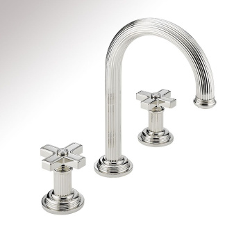 Смеситель для раковины THG Grand Central Croisillon Metal U9K-H50-152 matt brass color pvd