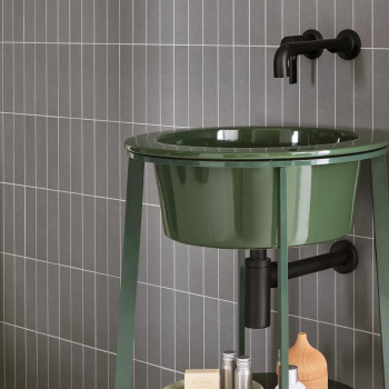 Раковина встраиваемая Cielo I Catini Catino Tondo CALAT OL 50 см синий