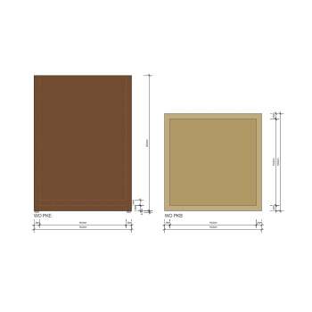 Корзина для бумаги Decor Walther Wood PK 18x18x25 светлый бук 925786