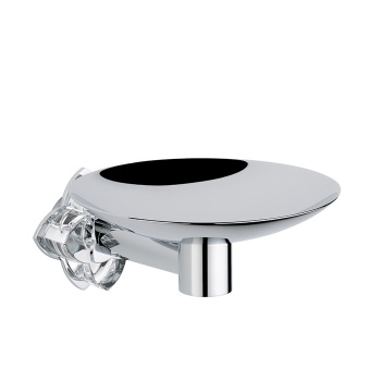 Мыльница металлическая THG Petale De Cristal Clair U6A-A02-546GM хром