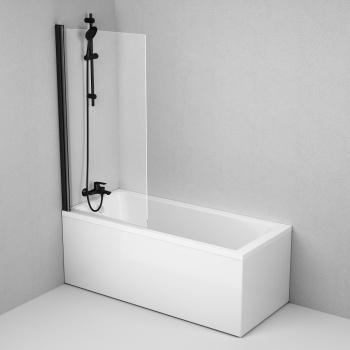 Шторка на борт ванны AM.PM Gem 80х140 W90BS-D080-140BT