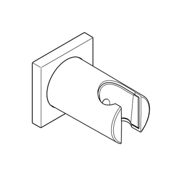 Настенный держатель для ручного душа GROHE Rainshower с квадратной розеткой, хром 27075000