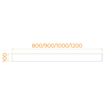 Экран для душевого поддона RGW AWS N (Фронтальный) 16232111-12