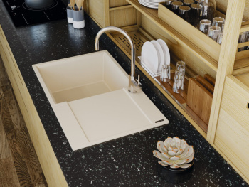 Смеситель для кухни Omoikiri Wakayama PVD-LG светлое золото 4994291