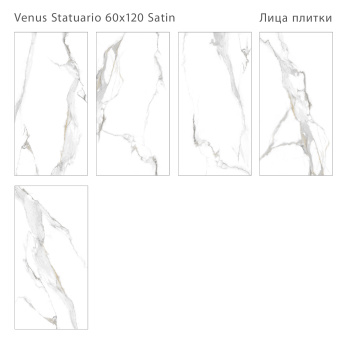 Керамогранит Staro LunaRossa Venus Statuario 60x120 Satin м2