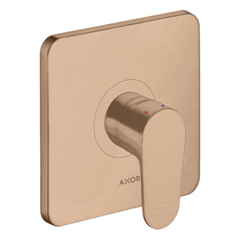 Axor Citterio M Смеситель для душа, встраиваемый, цвет: шлифованное красное золото 34625310