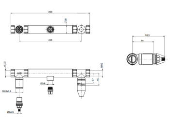 Встроенная часть смесителя Fima Carlo Frattini ELIZABETH F2230