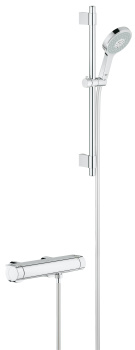 Термостатический смеситель для душа GROHE Grohtherm 2000 с душевым гарнитуром, хром 34281001