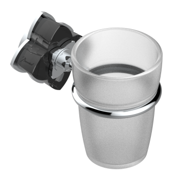 Стакан THG Petale De Cristal Noir U6D-A02-536 хром