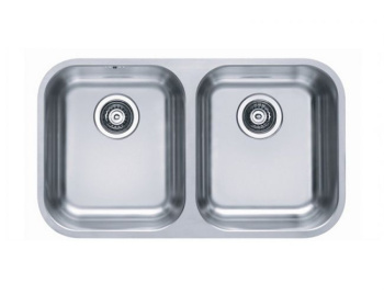 Кухонная мойка Alveus Duo 30 1036849, в комплекте с сифоном сталь