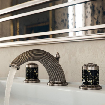 Смеситель для раковины THG Malmaison Portoro U95-F01-151 полированное золото