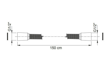 Шланг Fima Carlo Frattini WELLNESS F2128CR