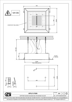 Встраиваемая душевая система Gessi Afilo 57509.279 Matte White