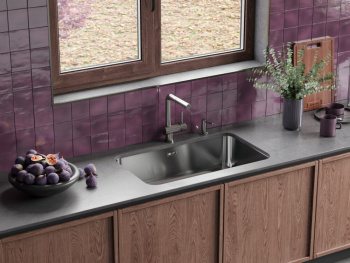 Мойка кухонная Omoikiri Omi 76-U/I-IN нержавеющая сталь 4993500