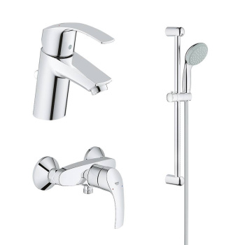 Промо-комплект для душа GROHE Eurosmart New, хром 123576