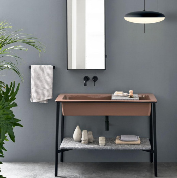 Раковина встраиваемая Cielo I Catini Catino CALARSF AM 110 см коричневый