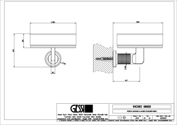 Мыльница Gessi Inciso 58502.299 Matte Black