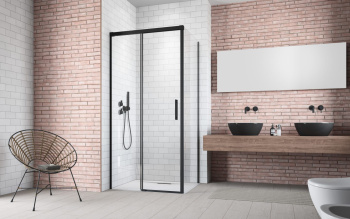 Боковая стенка Radaway Idea Black S1 Sidewall 100 Left 387052-54-01L левая